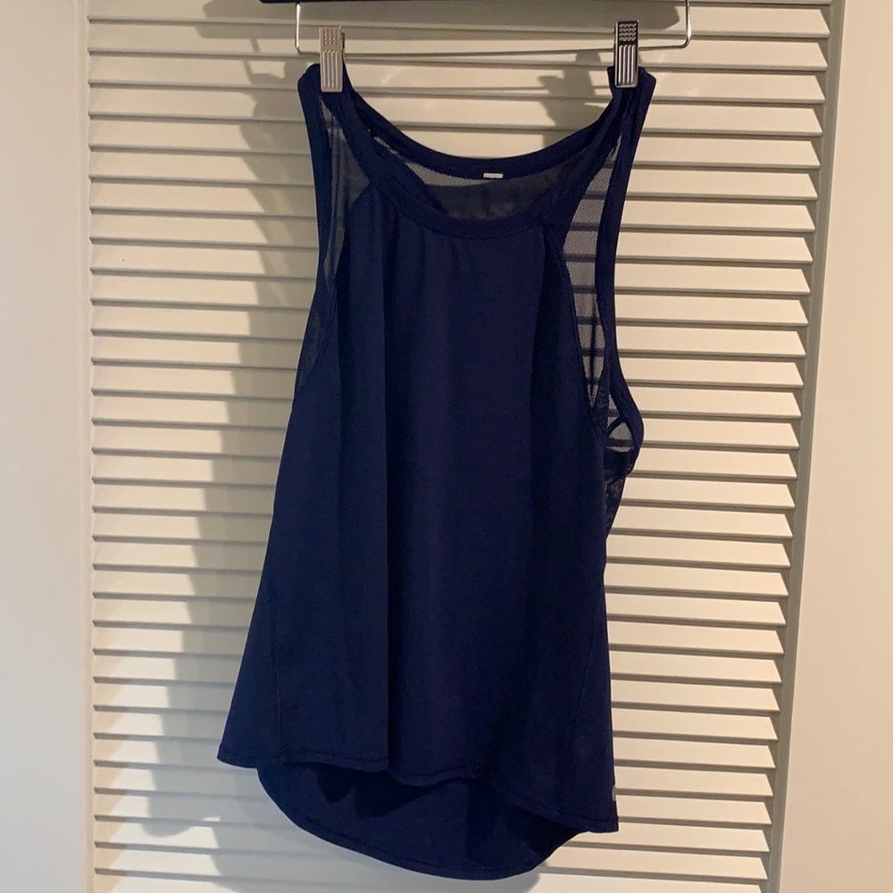 LuluLemon Navy Racerback Tank